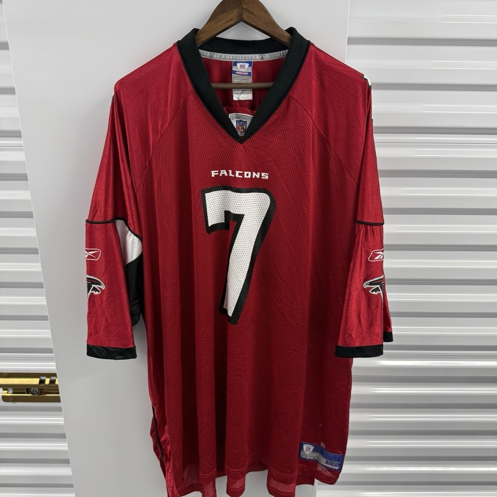 Vintage Reebok Michael Vick Atlanta Falcons #7 NFL Jersey Men's 5XL Red